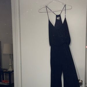 Black pants suit